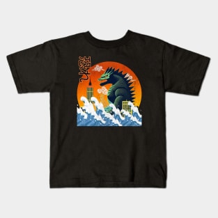 godzilla art 2023 Kids T-Shirt